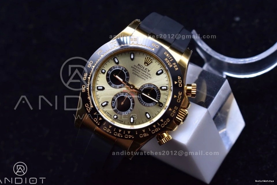 Oysterflex AllSeason Strap V Dial Edition Daytona Black 769 Diamonds SA4130 BTF Best On Rubber 116518 1:1 0205